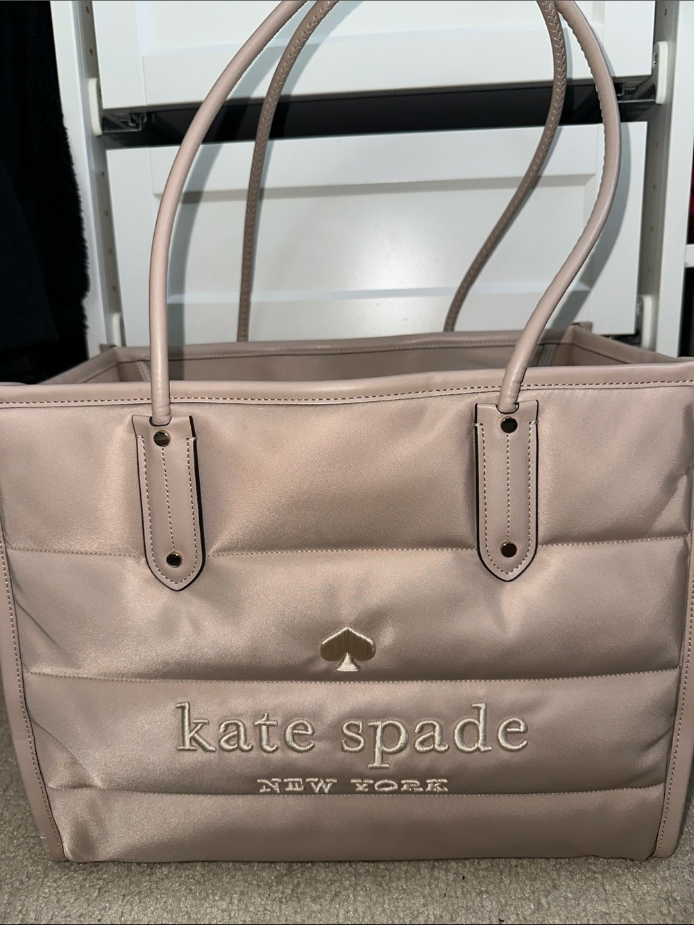 Kate Spade Ella XL Puffy Tote Bag